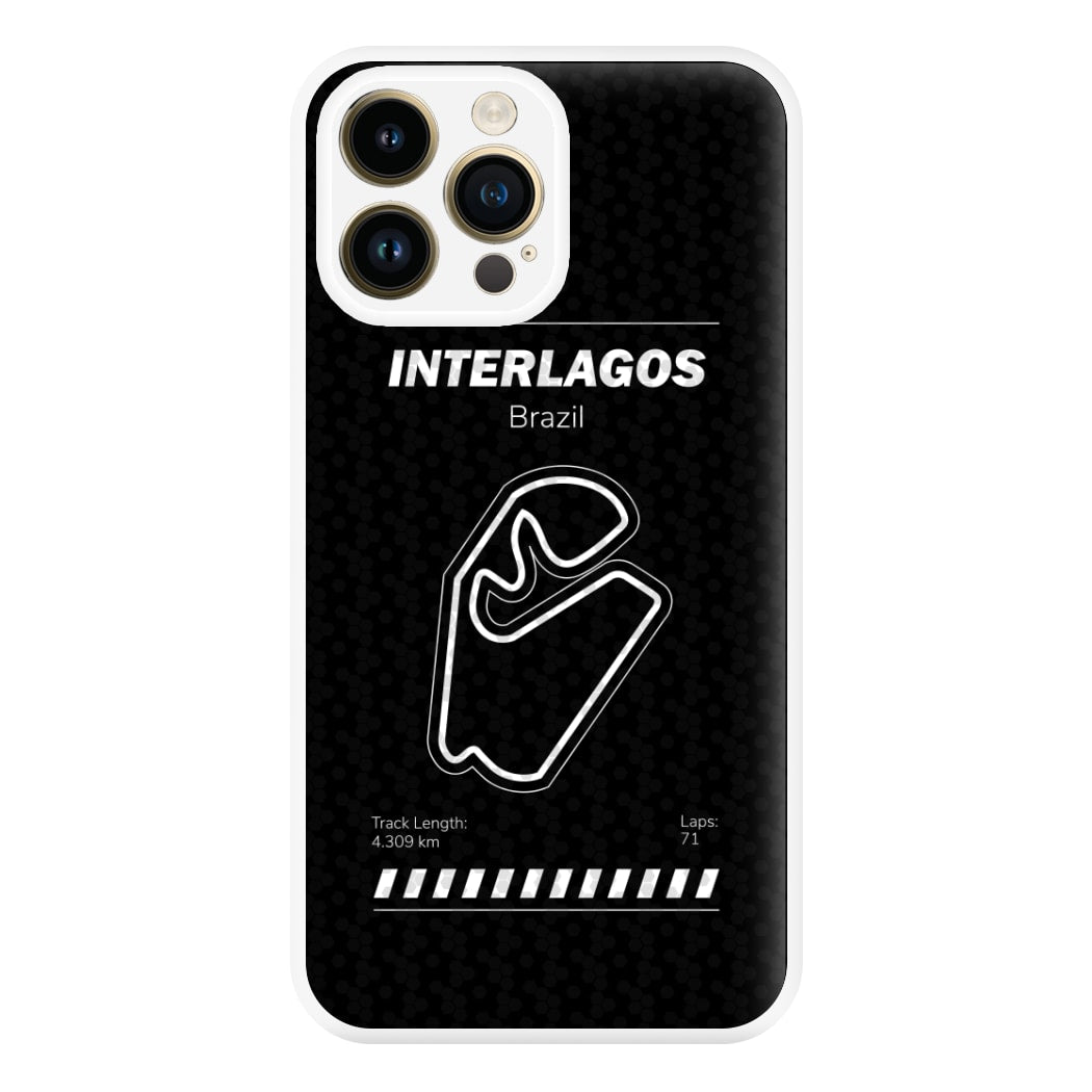 Interlagos Circuit Phone Case for iPhone 14 Pro Max