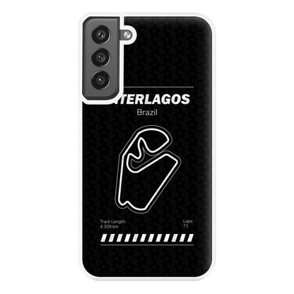 Interlagos Circuit Phone Case for Galaxy S21FE