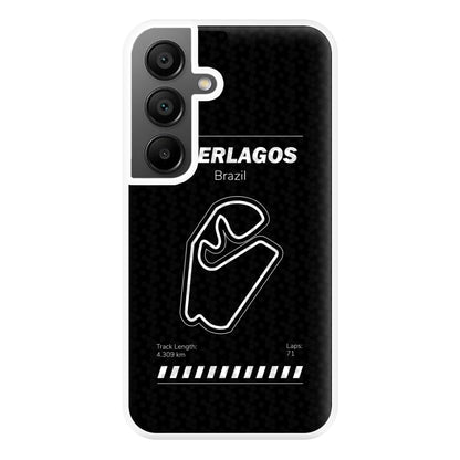 Interlagos Circuit Phone Case for Galaxy A55