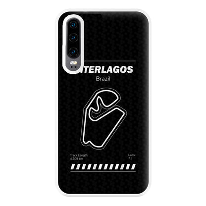 Interlagos Circuit Phone Case for Huawei P30