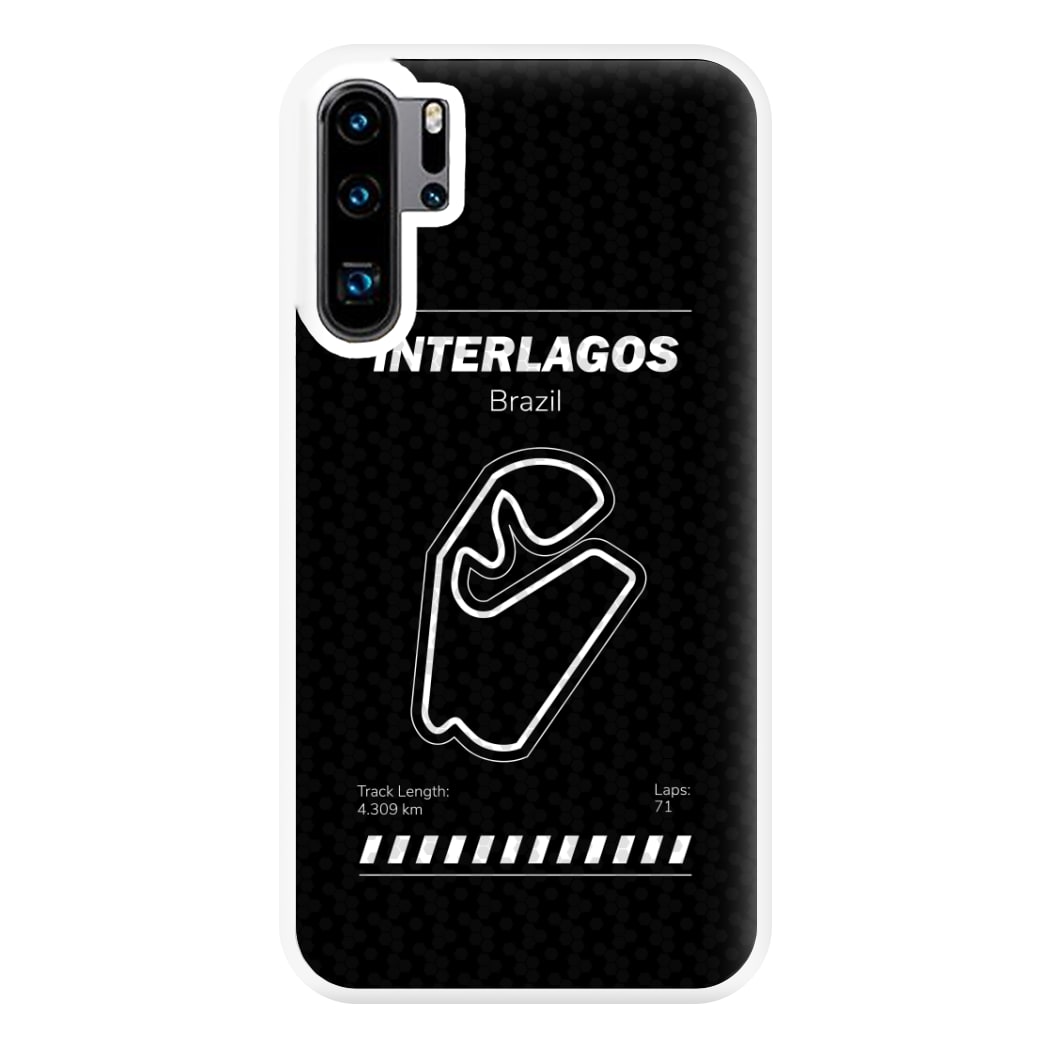 Interlagos Circuit Phone Case for Huawei P30 Pro