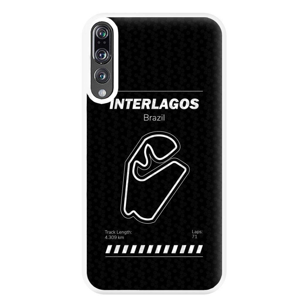 Interlagos Circuit Phone Case for Huawei P20 Pro