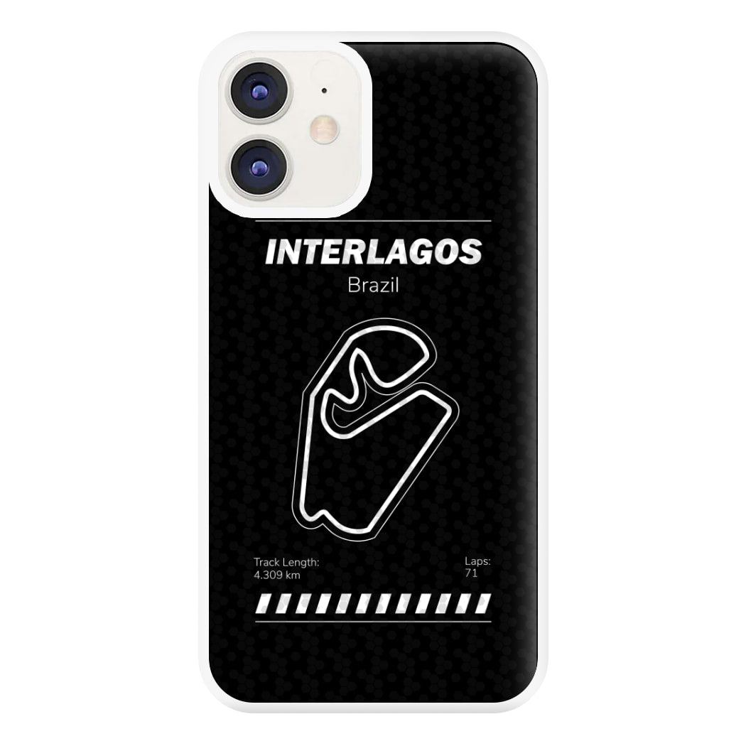 Interlagos Circuit Phone Case for iPhone 12 / 12 Pro