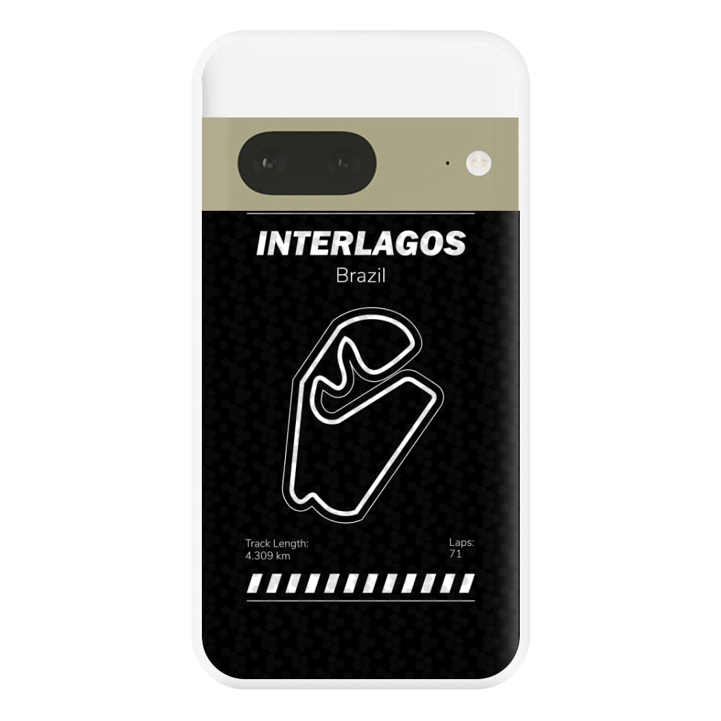 Interlagos Circuit Phone Case for Google Pixel 7a