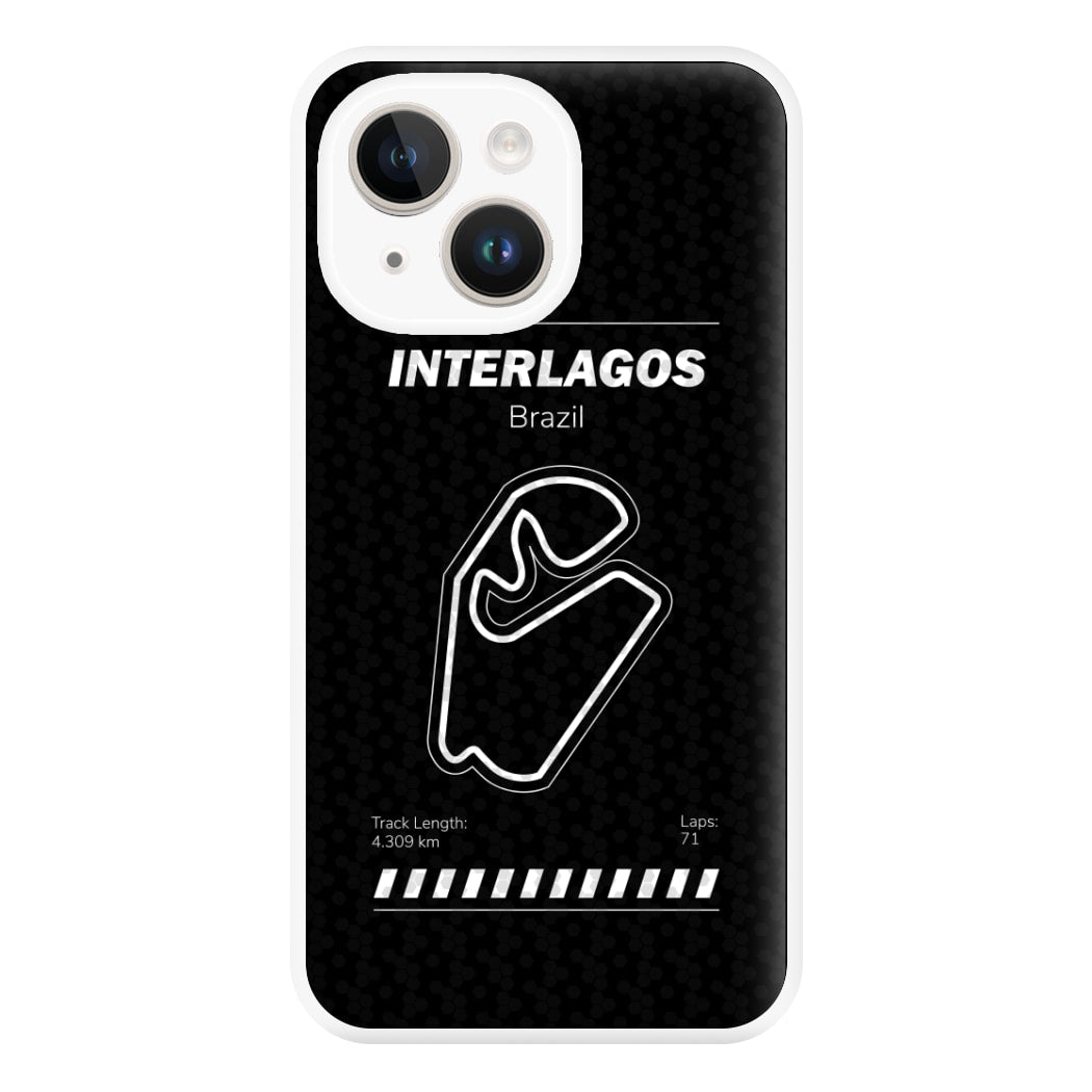 Interlagos Circuit Phone Case for iPhone 14 Plus