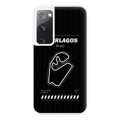 Interlagos Circuit Phone Case for Galaxy S20FE