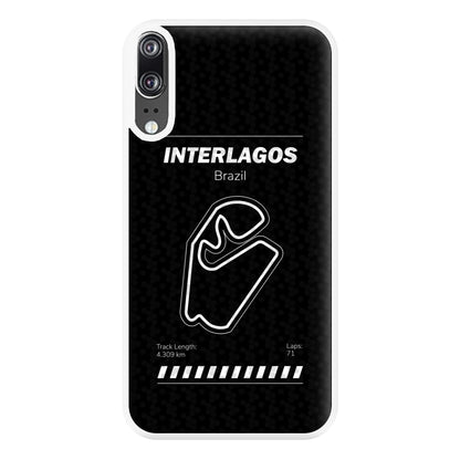 Interlagos Circuit Phone Case for Huawei P20