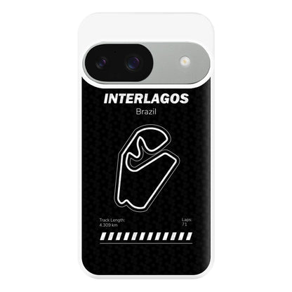 Interlagos Circuit Phone Case for Google Pixel 9 / 9 Pro