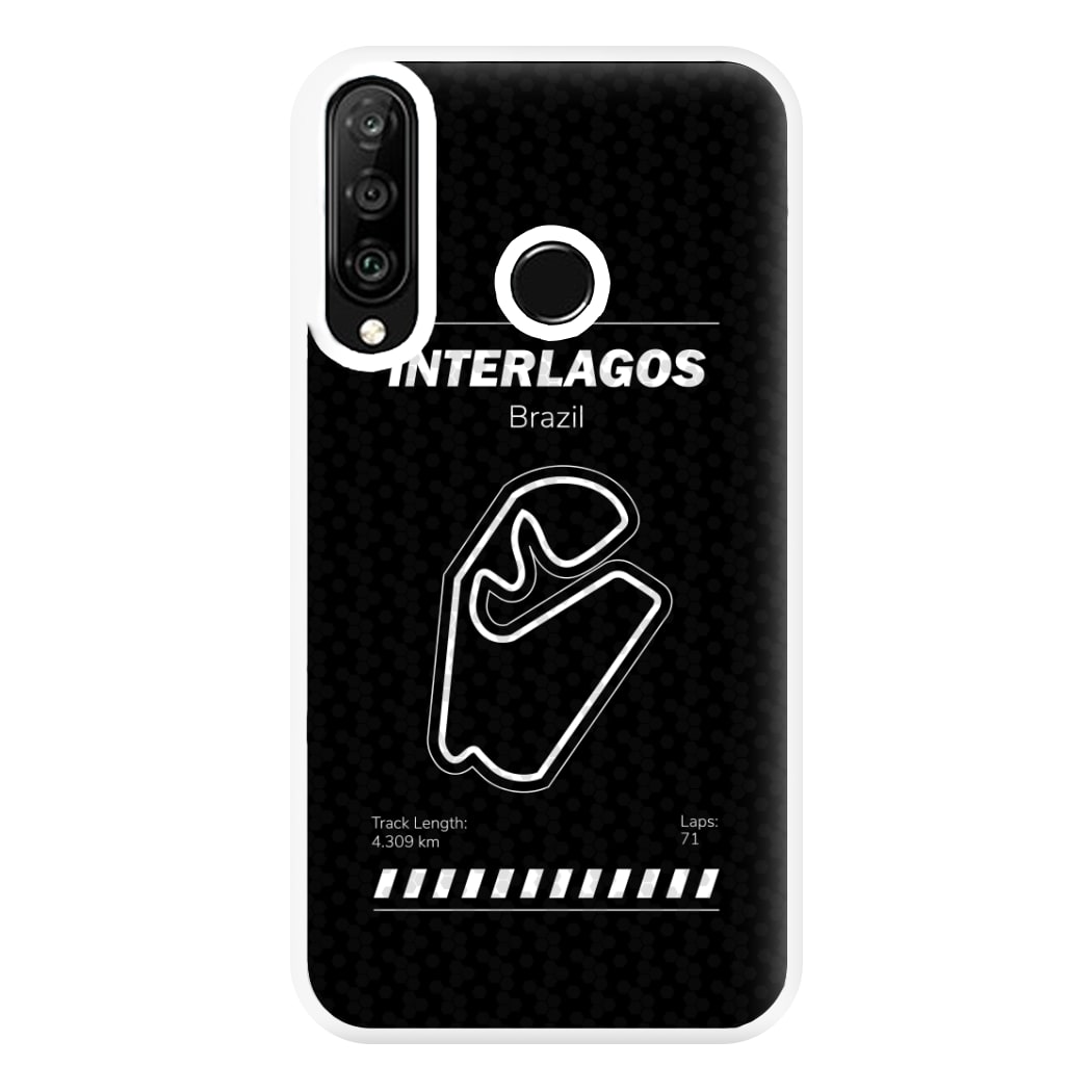 Interlagos Circuit Phone Case for Huawei P30 Lite