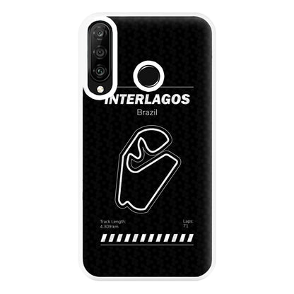 Interlagos Circuit Phone Case for Huawei P30 Lite