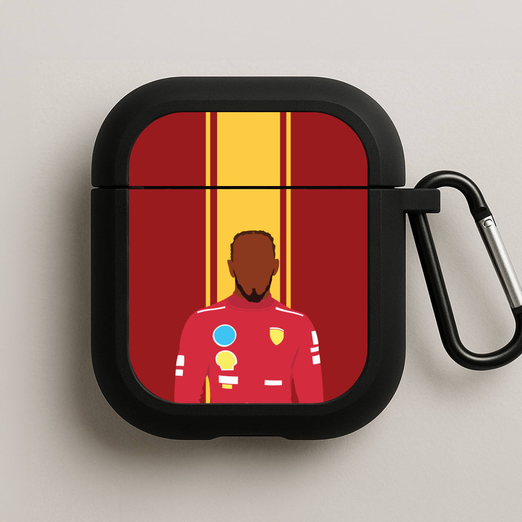 Hamilton In Red AirPods Case