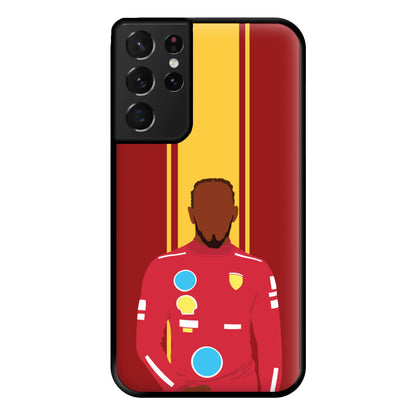 Hamilton In Red Phone Case for Galaxy S21 Ultra