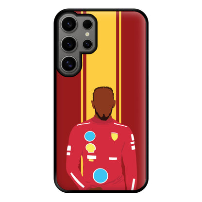 Hamilton In Red Phone Case for Galaxy S24 Ultra