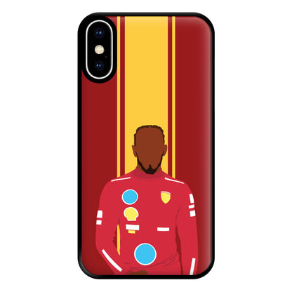 Hamilton In Red Phone Case for iPhone XS Max