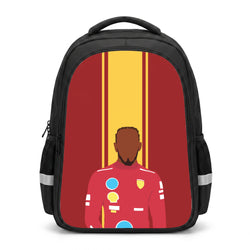 Hamilton In Red Backpack