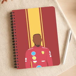 Hamilton In Red Notepad