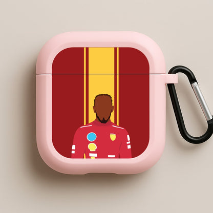 Hamilton In Red Pink AirPods Case