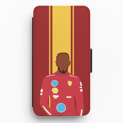 Hamilton In Red Flip / Wallet Phone Case