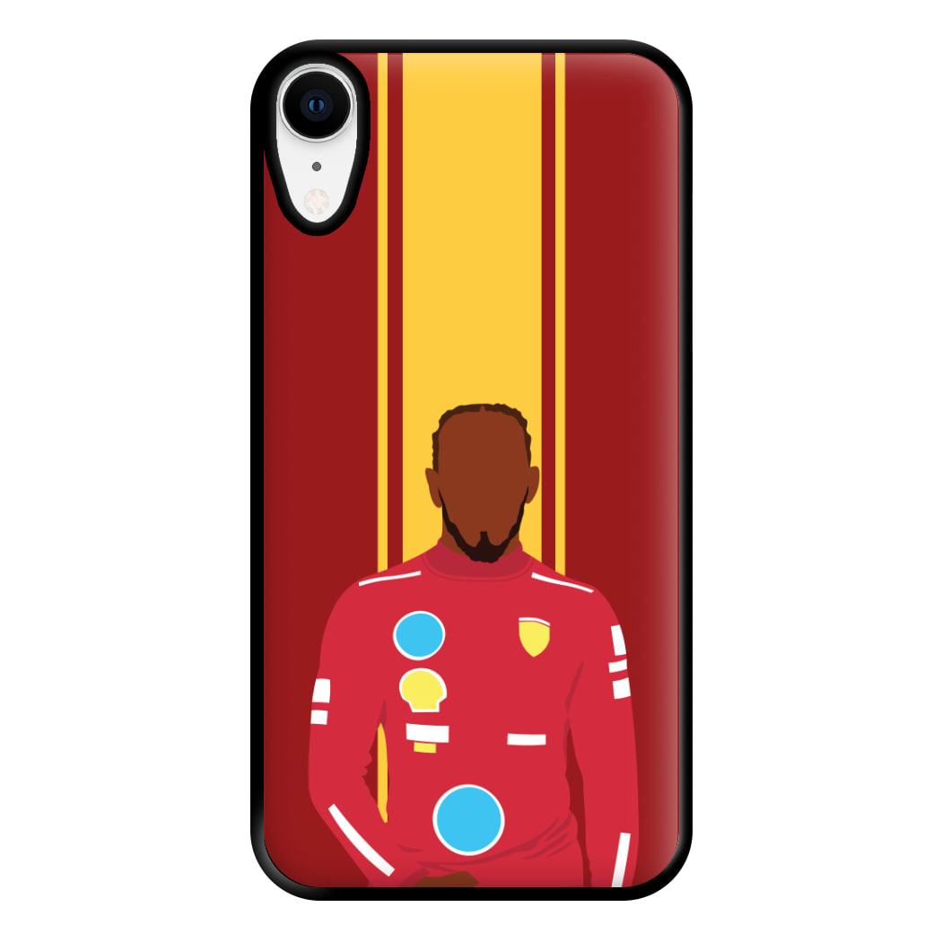 Hamilton In Red Phone Case for iPhone XR