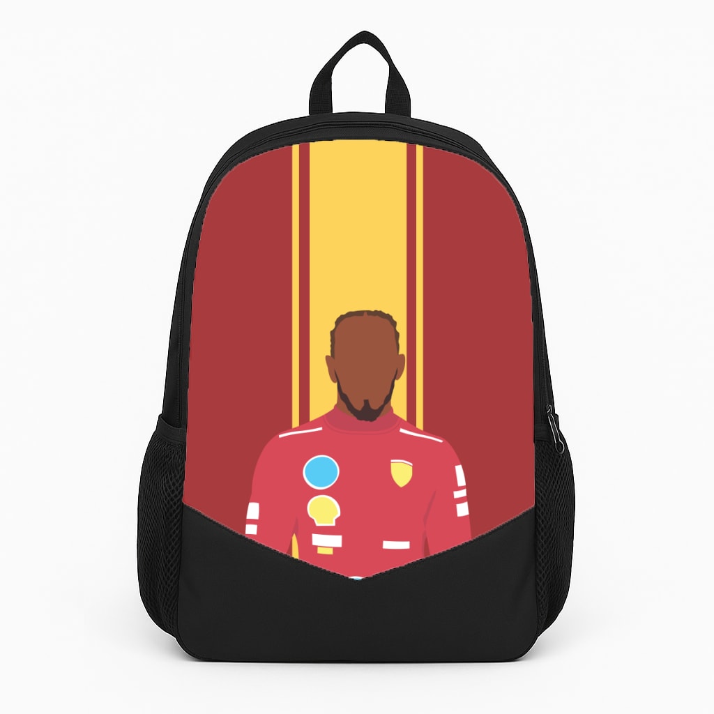 Hamilton In Red Large Backpack