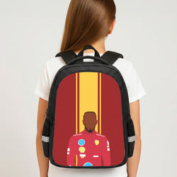 Hamilton In Red Backpack
