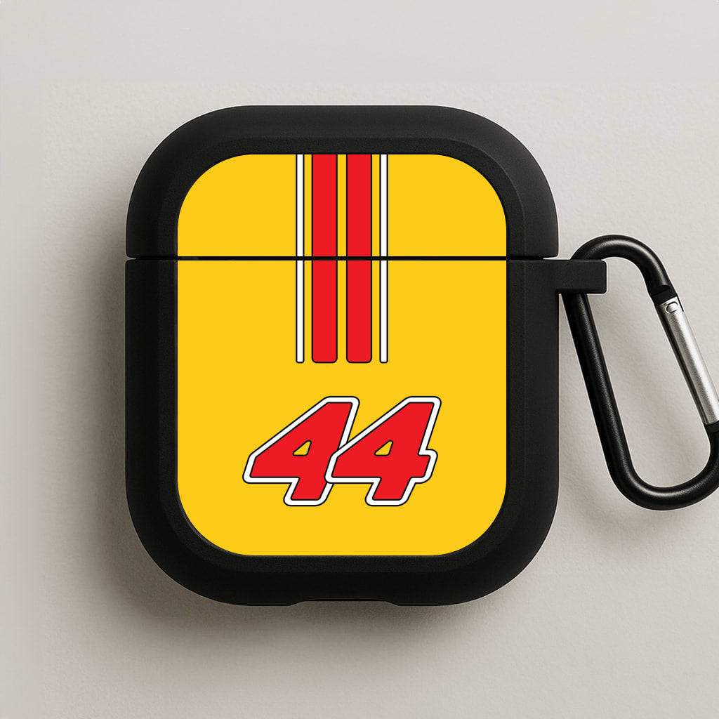 Retro Yellow And Red Hamilton AirPods Case