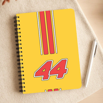 Retro Yellow And Red Hamilton Notepad