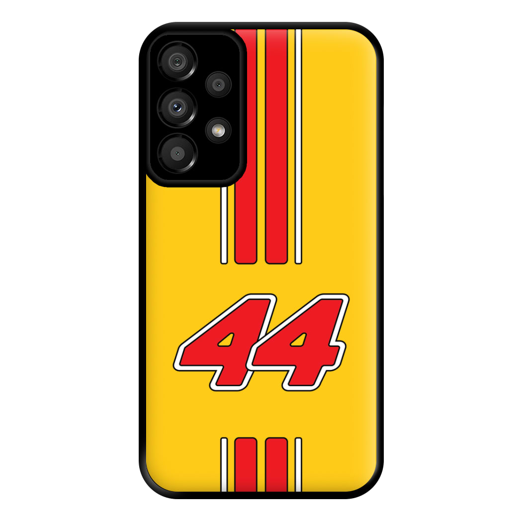 Retro Yellow And Red Hamilton Phone Case for Galaxy A33