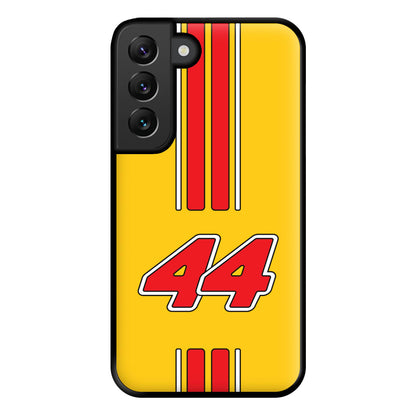 Retro Yellow And Red Hamilton Phone Case for Galaxy S22 Plus