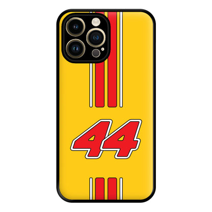Retro Yellow And Red Hamilton Phone Case for iPhone 14 Pro Max