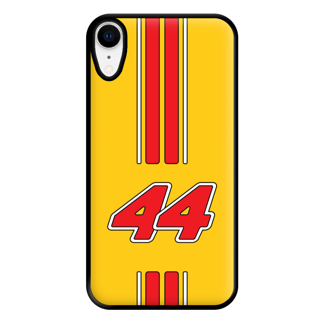 Retro Yellow And Red Hamilton Phone Case for iPhone XR