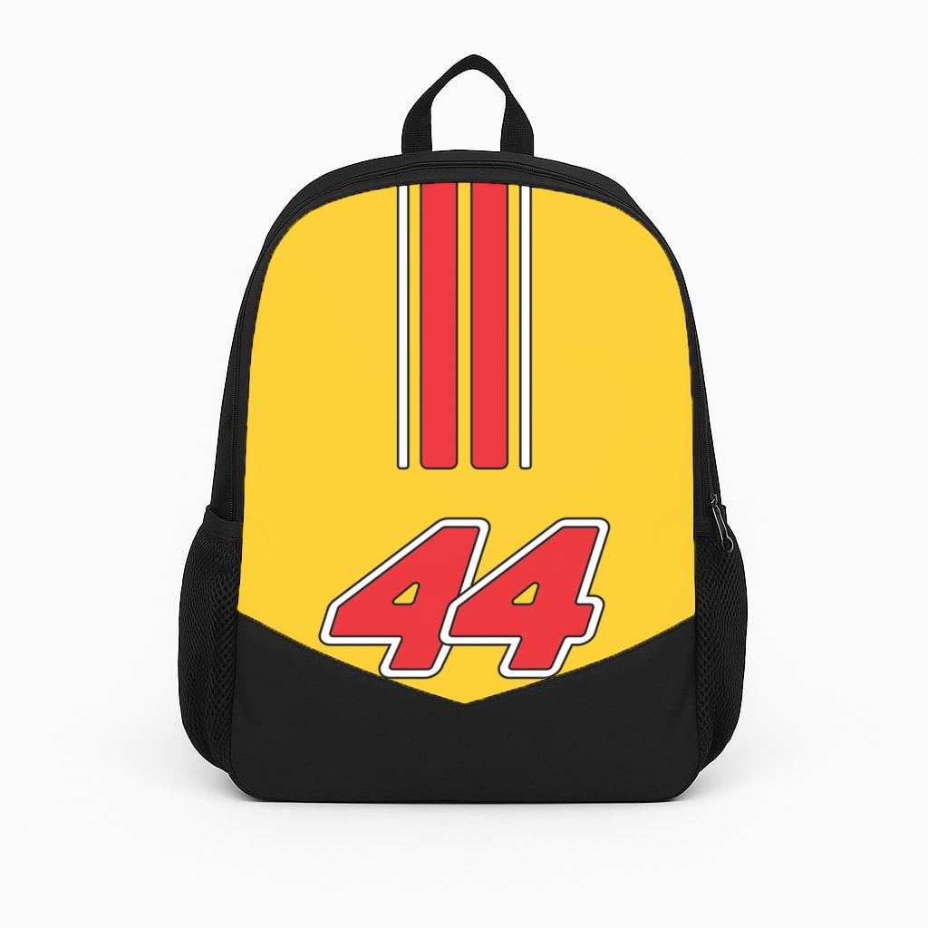 Retro Yellow And Red Hamilton Backpack