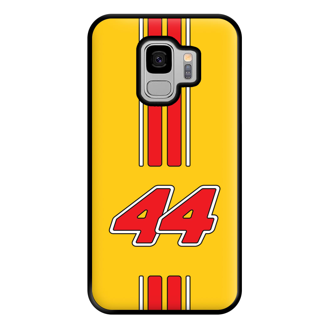 Retro Yellow And Red Hamilton Phone Case for Galaxy S9 Plus