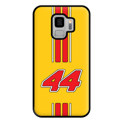 Retro Yellow And Red Hamilton Phone Case for Galaxy S9 Plus