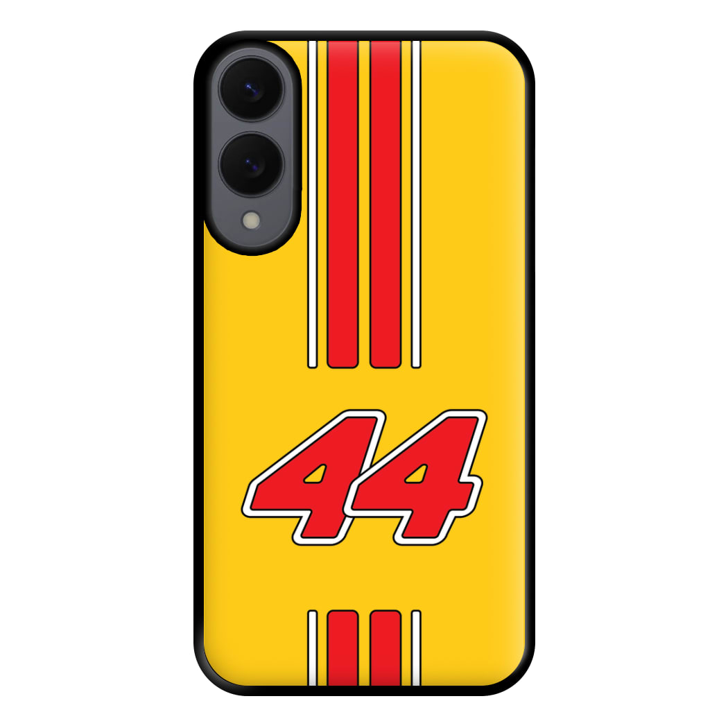 Retro Yellow And Red Hamilton Phone Case for Galaxy S25 Edge