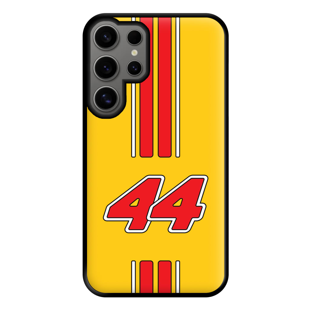 Retro Yellow And Red Hamilton Phone Case for Galaxy S24 Ultra