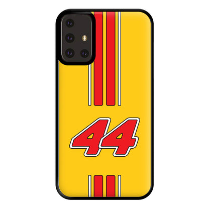 Retro Yellow And Red Hamilton Phone Case for Galaxy A71