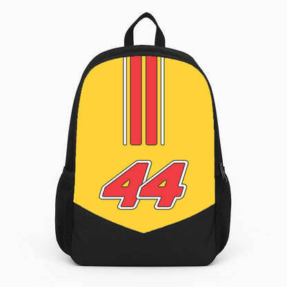 Retro Yellow And Red Hamilton Large Backpack