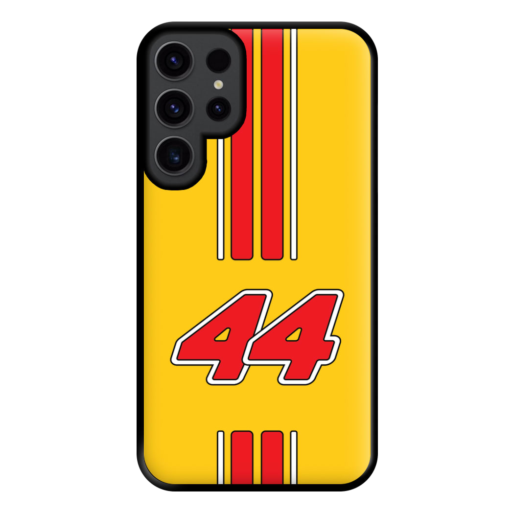 Retro Yellow And Red Hamilton Phone Case for Galaxy S23 Ultra