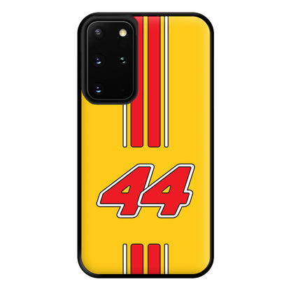 Retro Yellow And Red Hamilton Phone Case for Galaxy S20 Plus