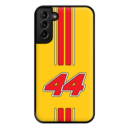 Retro Yellow And Red Hamilton Phone Case for Galaxy S21 Plus
