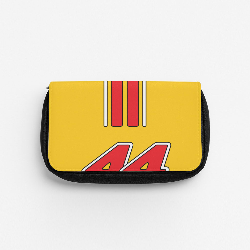 Retro Yellow And Red Hamilton Pencil Case