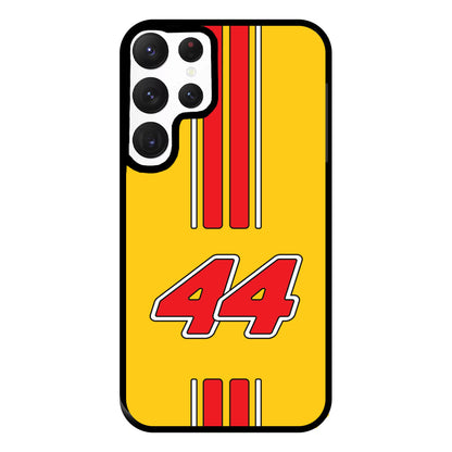 Retro Yellow And Red Hamilton Phone Case for Galaxy S22 Ultra