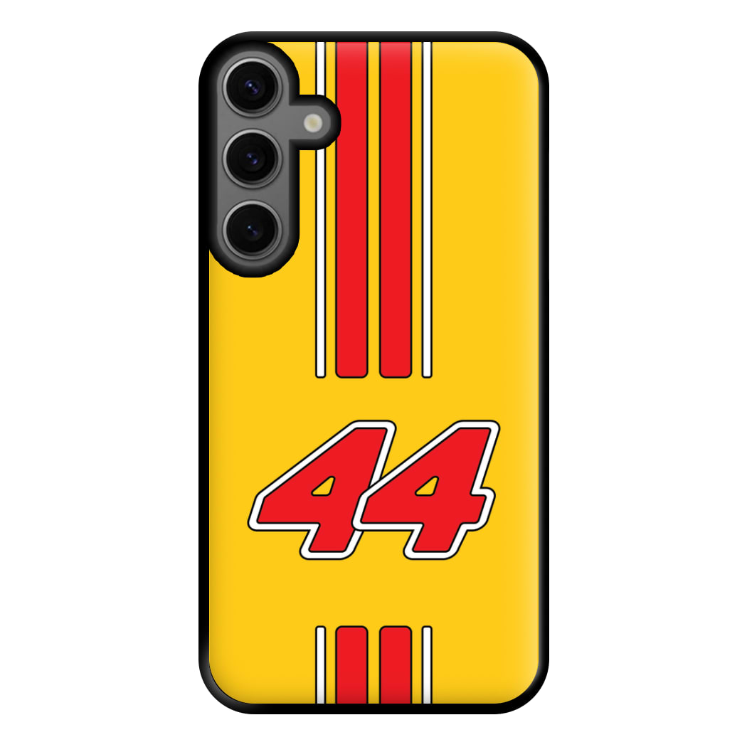 Retro Yellow And Red Hamilton Phone Case for Galaxy S23FE