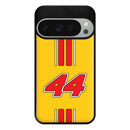 Retro Yellow And Red Hamilton Phone Case for Google Pixel 9 Pro XL