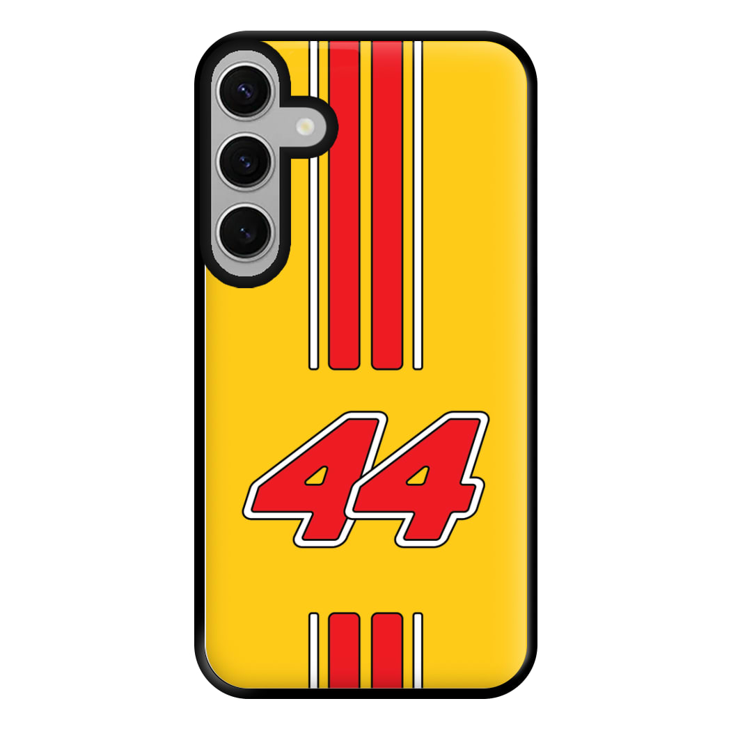 Retro Yellow And Red Hamilton Phone Case for Galaxy S24FE