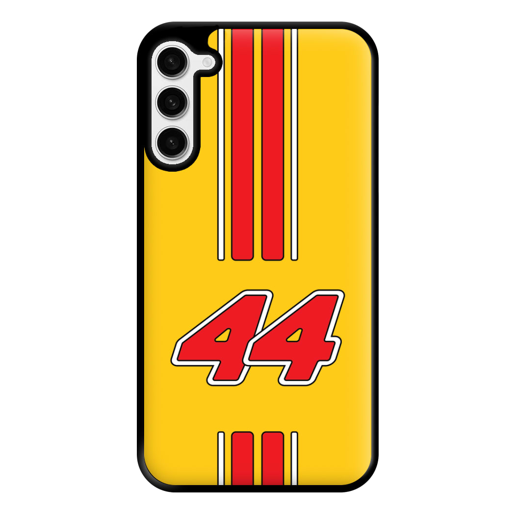 Retro Yellow And Red Hamilton Phone Case for Galaxy S23 Plus