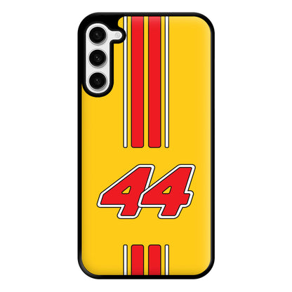 Retro Yellow And Red Hamilton Phone Case for Galaxy S23 Plus