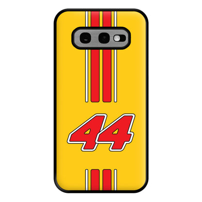 Retro Yellow And Red Hamilton Phone Case for Galaxy S10e