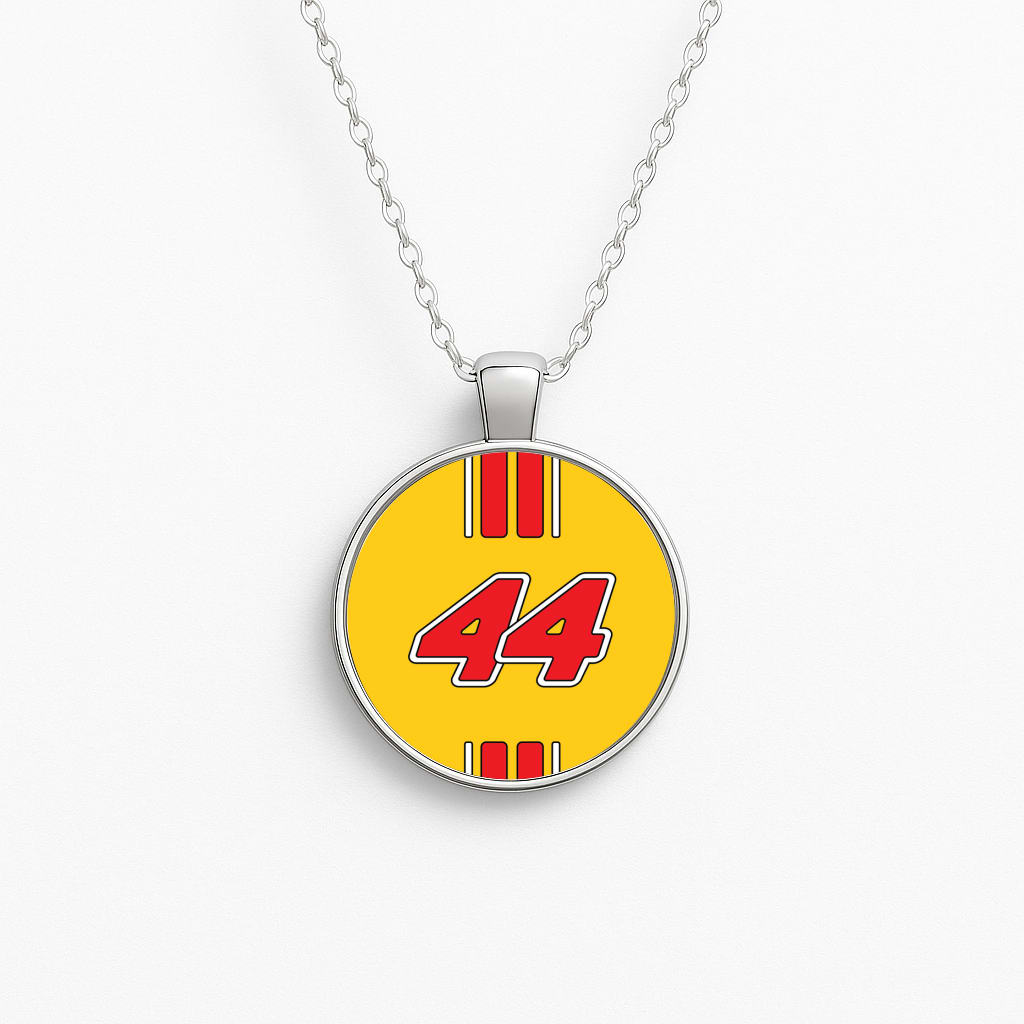 Retro Yellow And Red Hamilton Necklace